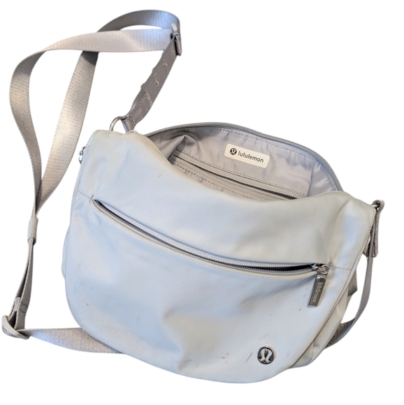 Lululemon All Night Festival Bag Zip Top Seal Grey - Picture 11 of 16